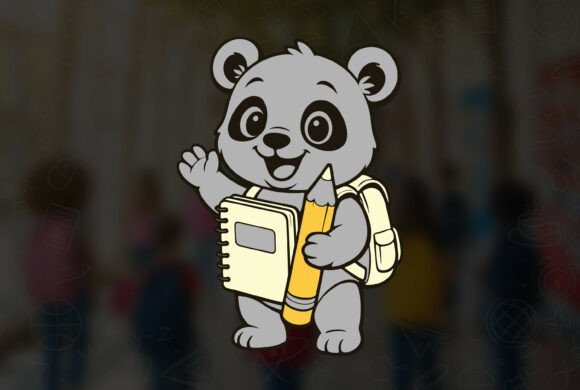 10 Panda Back to School Vector Design: A Versatile Resource for Creative Projects