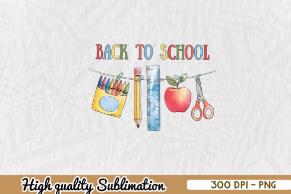 Back to School Love Sublimation PNG