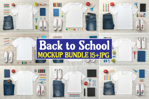 Back to School Mockup Bundle 09: A Versatile Tool for Designers and Creators