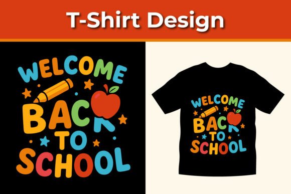 Back-to-School T-Shirt Design Concept: A Versatile Resource for Creative Professionals