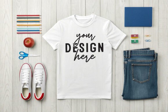 Back to School T-Shirt Mockup 01