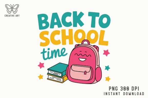 Back to School Time Png Design: A Versatile Resource for Creative Projects