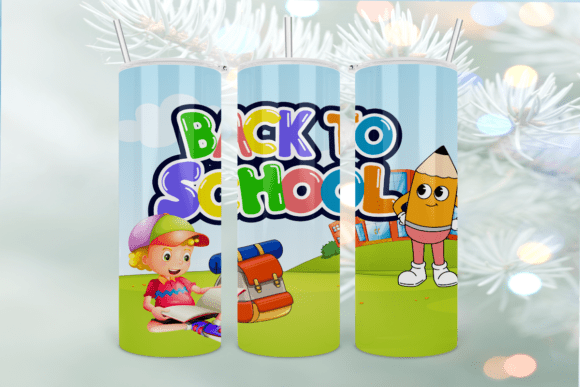 Back to School Tumbler Wrap PNG 20oz: A Versatile Design Solution for Custom Tumblers