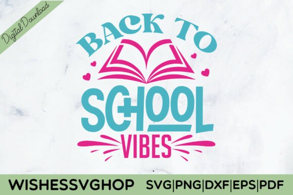 Back to School Vibes SVG PNG: A Versatile Digital Asset for Creative Projects