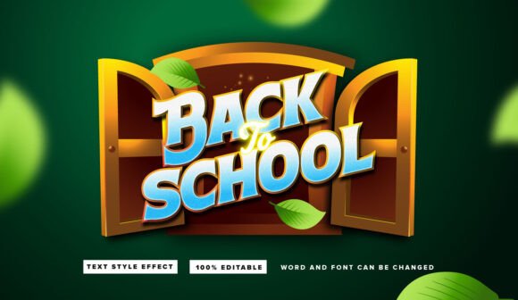Back to School Window Text Effect Editab: A Creative Tool for Designers and Creators
