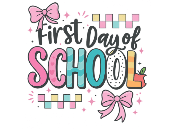 Preppy Back to School Girly PNG: A Versatile Design for Creative Projects