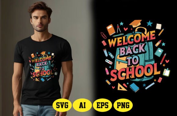 Welcome Back to School Design PNG, SVG: A Strategic Asset for Creative and Commercial Projects